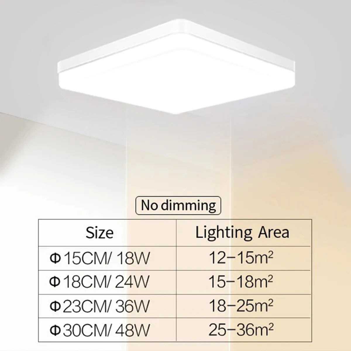 Smart Square LED Ceiling Light