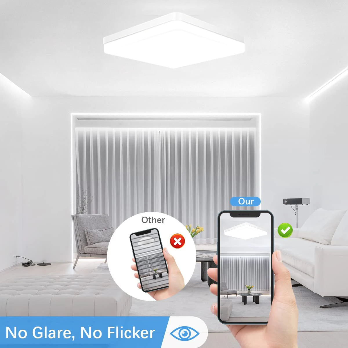 Smart Square LED Ceiling Light