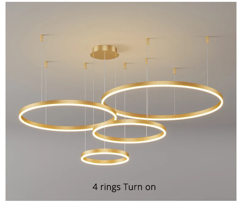 Modern Circular LED Ceiling Chandelier