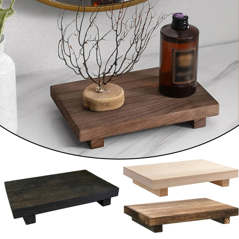 Wooden Pedestal Decor