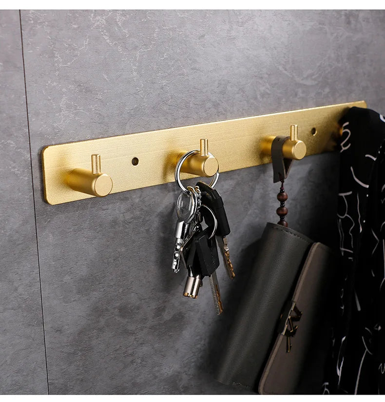 Aluminium Multifunctional Self Adhesive Hooks