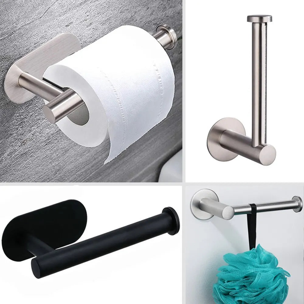 No Drill Toilet Paper Holder