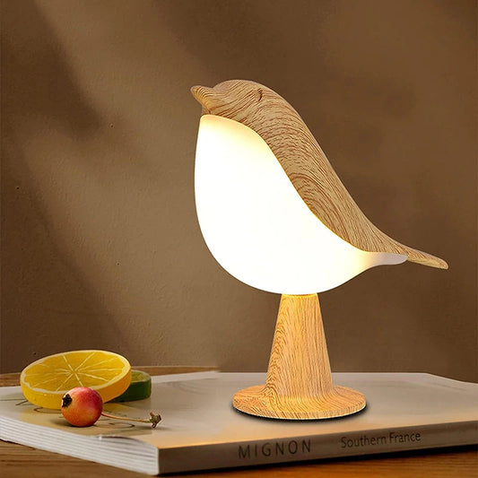 Wooden Bird Night Lights LED Touch