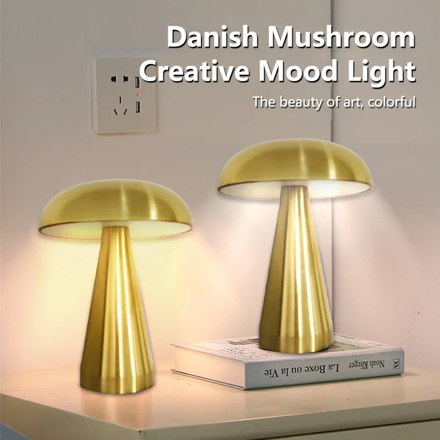 Touch Sensor Mushroom TableTop LED Light