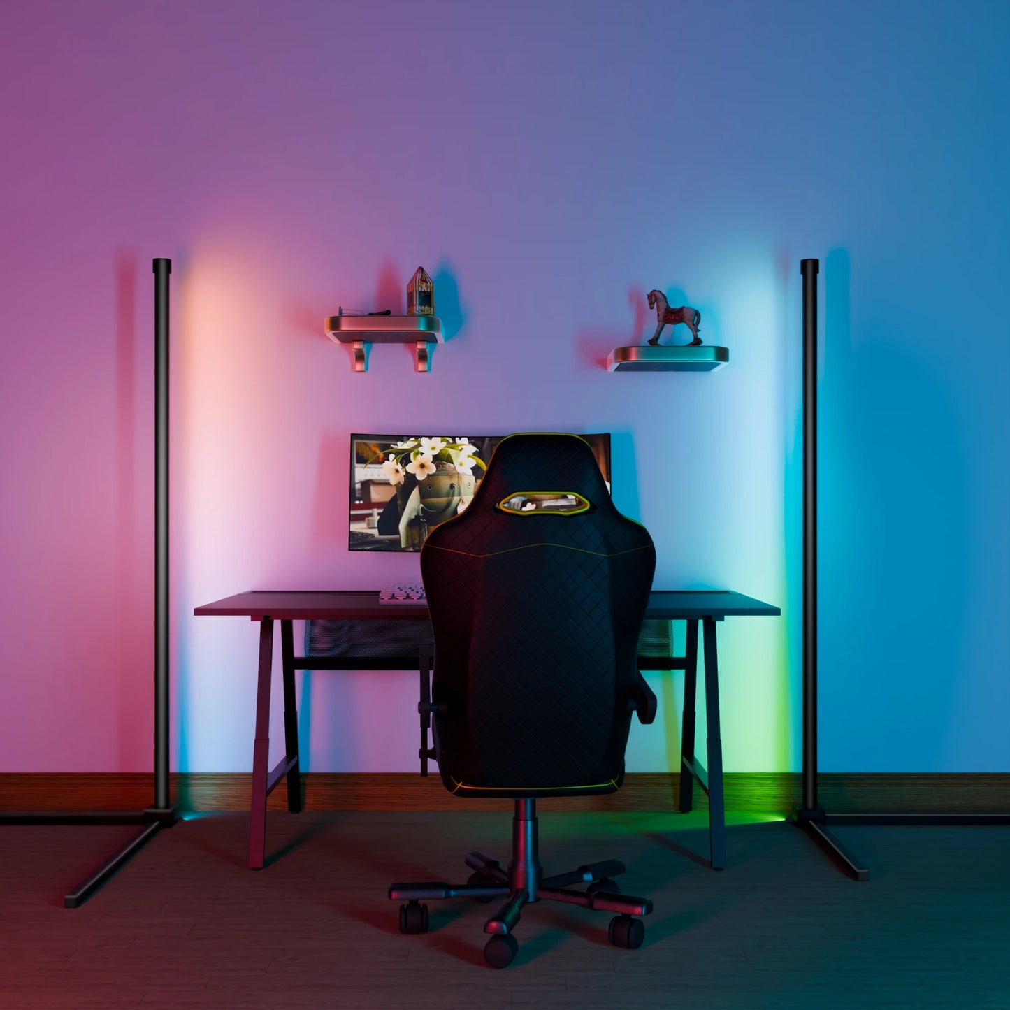 Smart RGB Dream Colour Floor Lamp with Music Sync