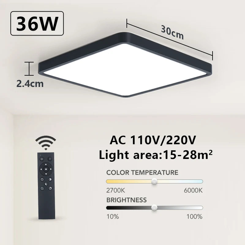 Smart LED Ceiling Lamp - App Voice Control Alexa/Google