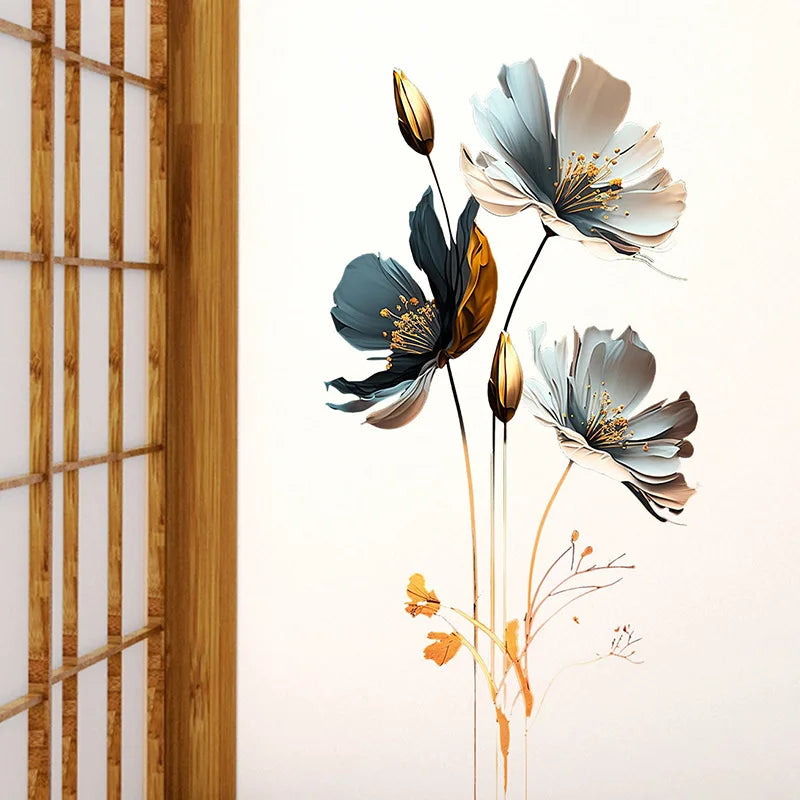 3D Flowers Wall Sticker