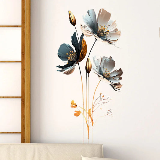 3D Flowers Wall Sticker