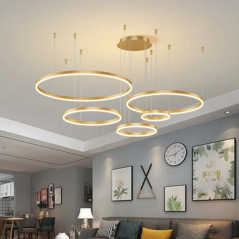 Modern Circular LED Ceiling Chandelier