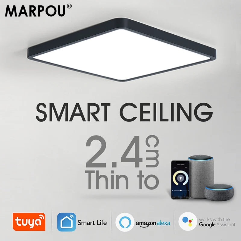 Smart LED Ceiling Lamp - App Voice Control Alexa/Google