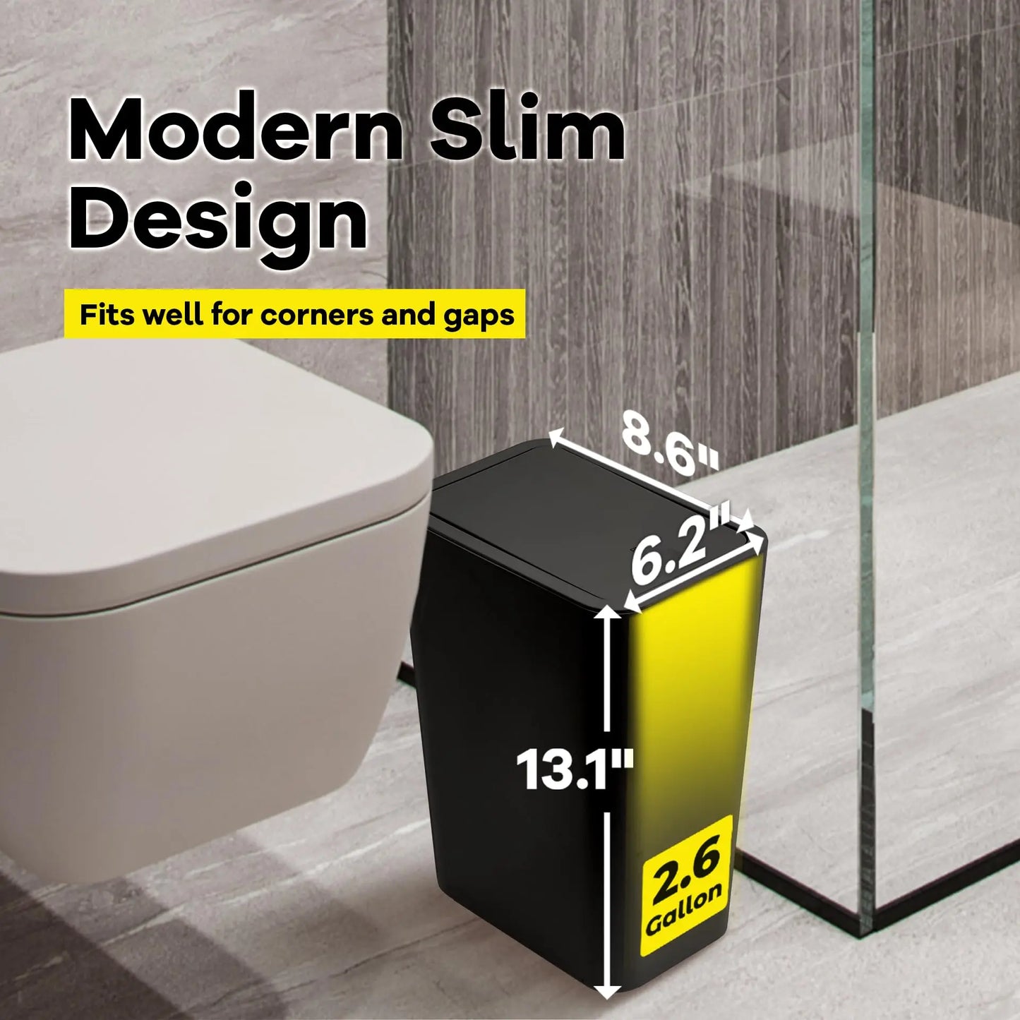 Bathroom Trash Can-10L