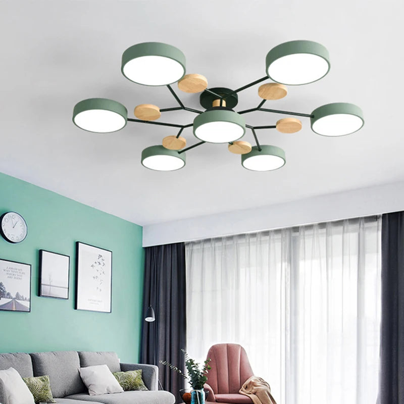 Modern Colour Changing Chandelier