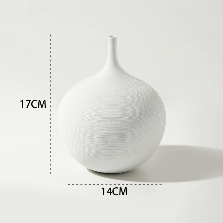 Minimalist Handmade Ceramic Art Zen Vase