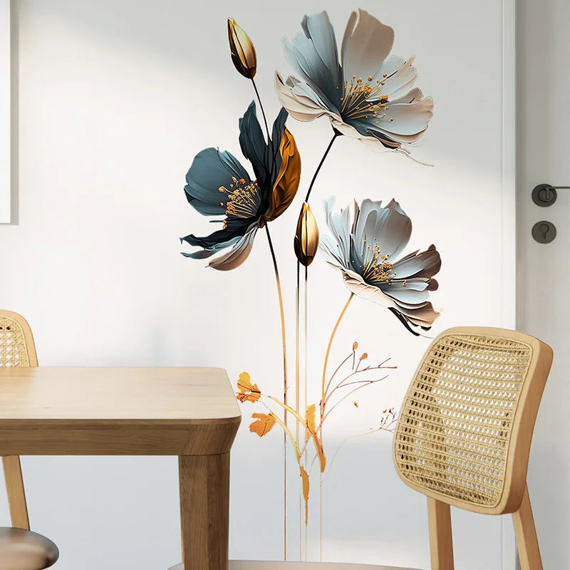 3D Flowers Wall Sticker