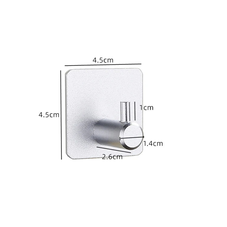 Aluminium Multifunctional Self Adhesive Hooks