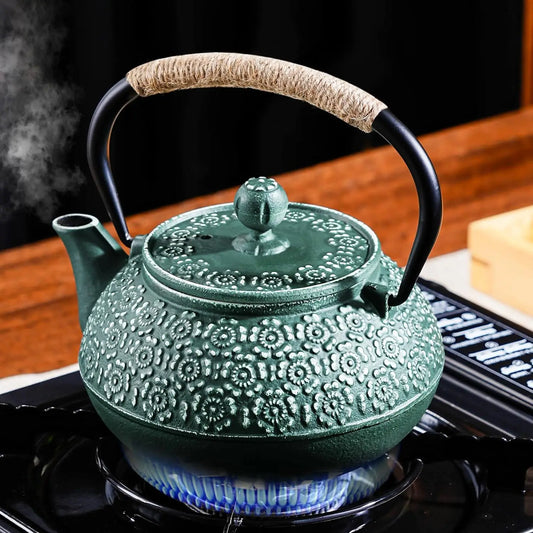 Household Cast Iron Teapot Sakura Pattern