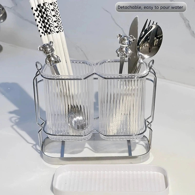 Wall Mounted Kitchen Cutlery Organiser