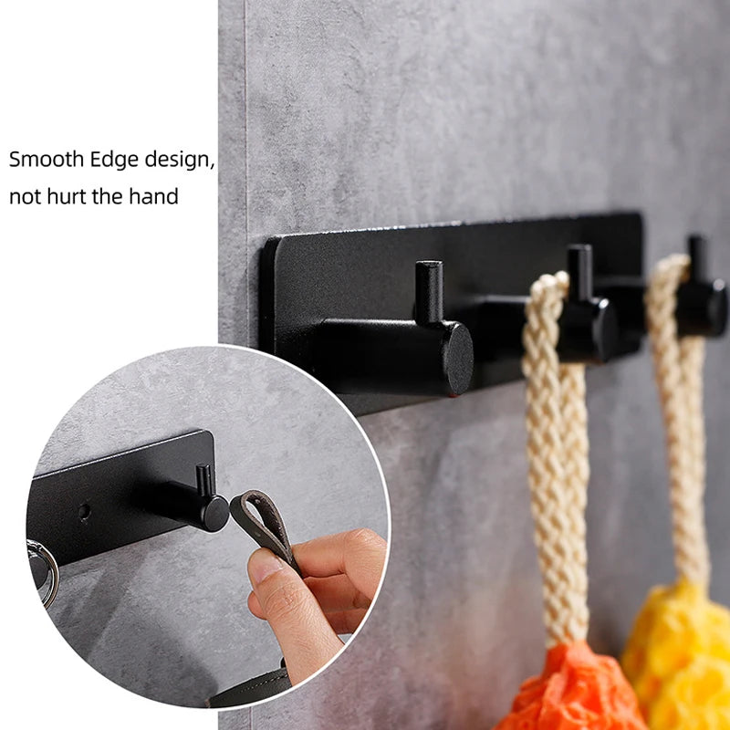 Aluminium Multifunctional Self Adhesive Hooks