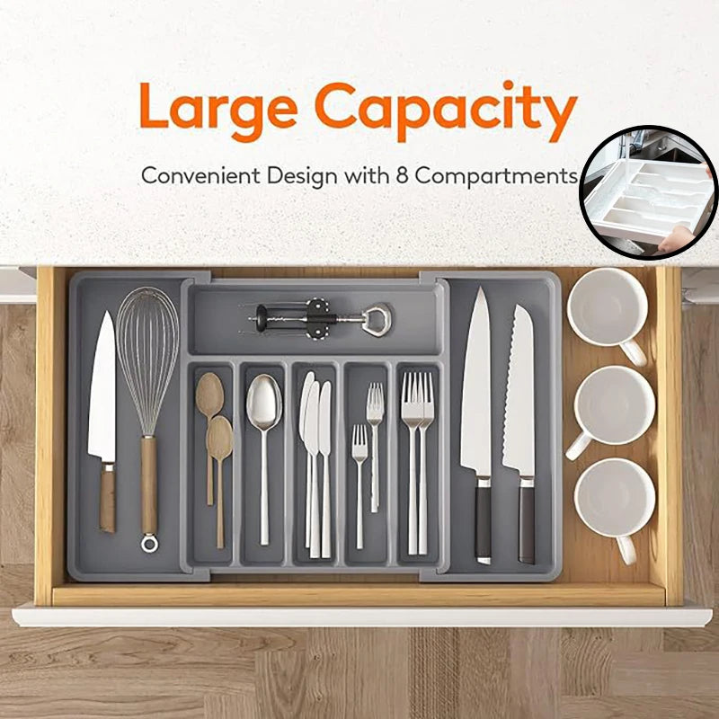 Expandable Cutlery Drawer Organiser