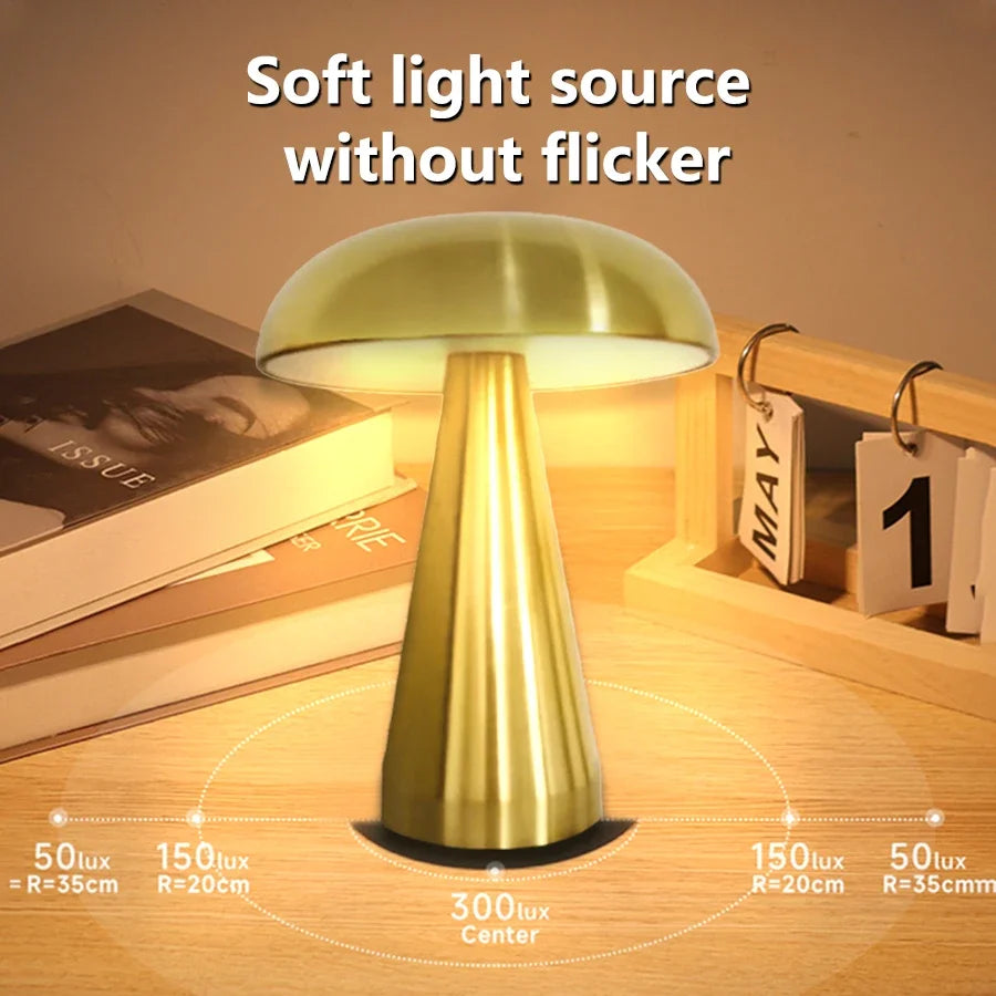 Touch Sensor Mushroom TableTop LED Light