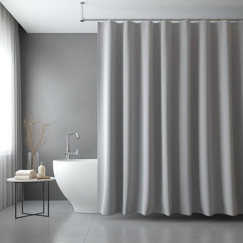 Heavy Duty Solid Shower Curtain