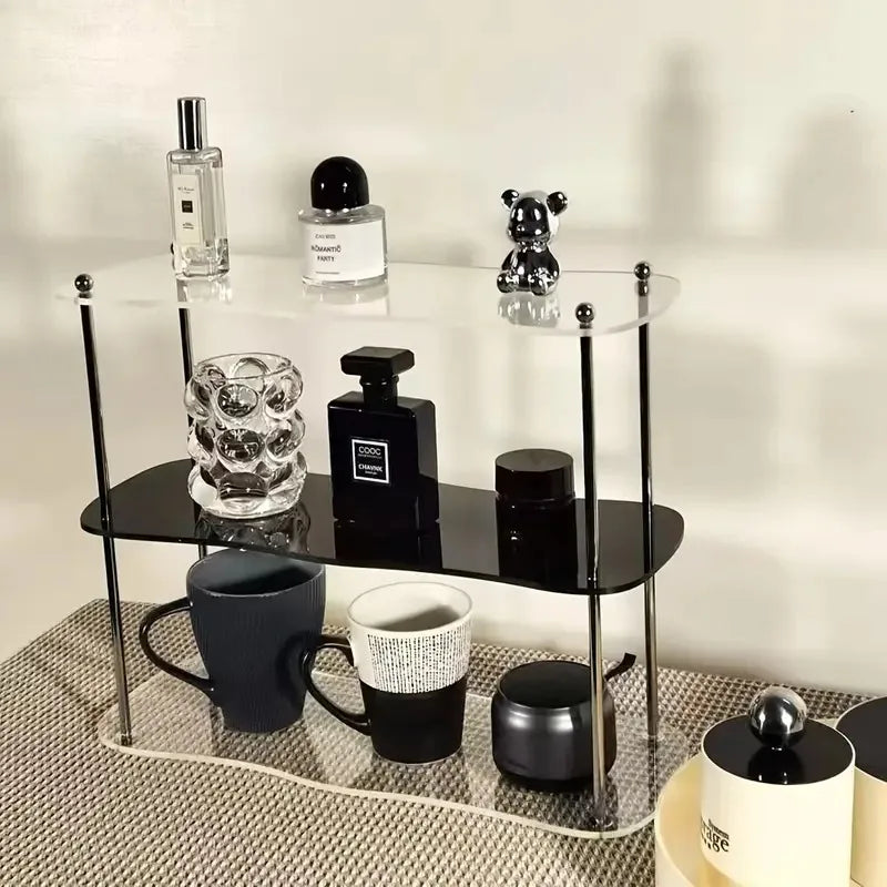 3-layer Acrylic Desktop Storage Rack