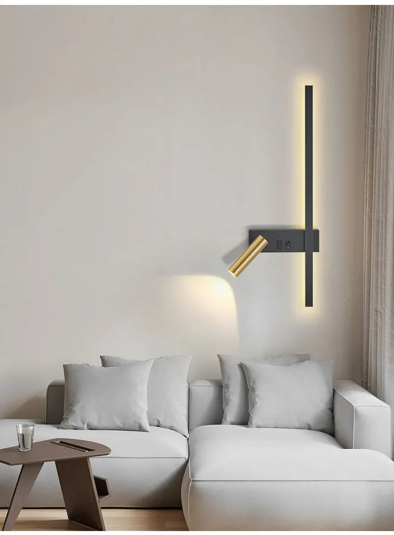 Nordic minimalist modern wall light