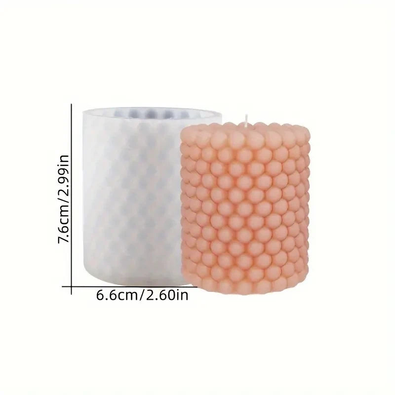 3D Silicone Bubble Candle MOULD