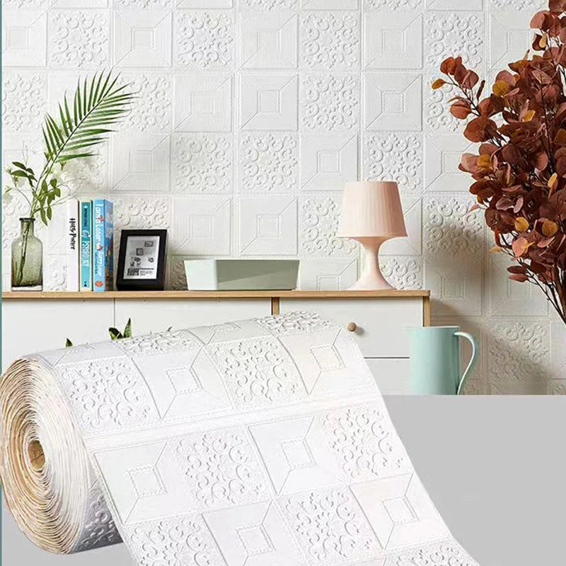 3D Brick Pattern Wallpaper