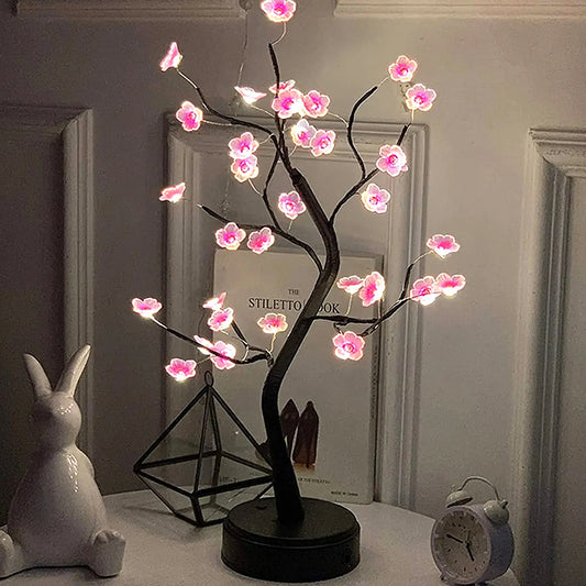 USB/ Battery Powered TableTop Tree Night Light