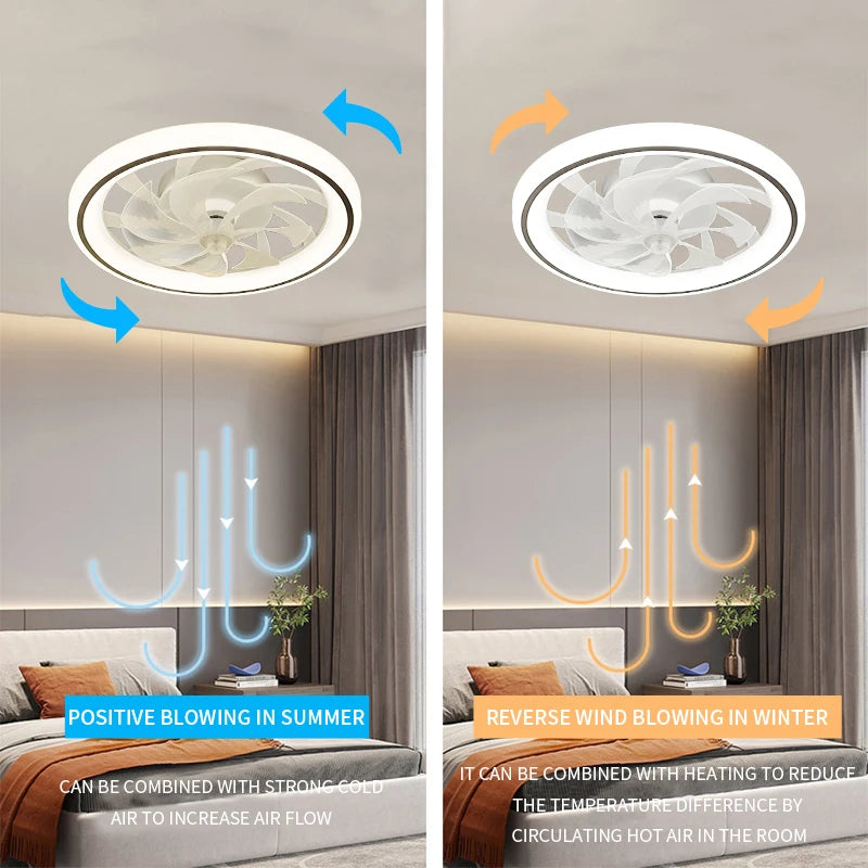 Smart Ceiling Fan + LED Light