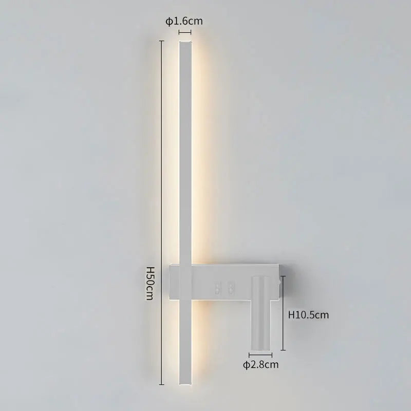 Nordic minimalist modern wall light