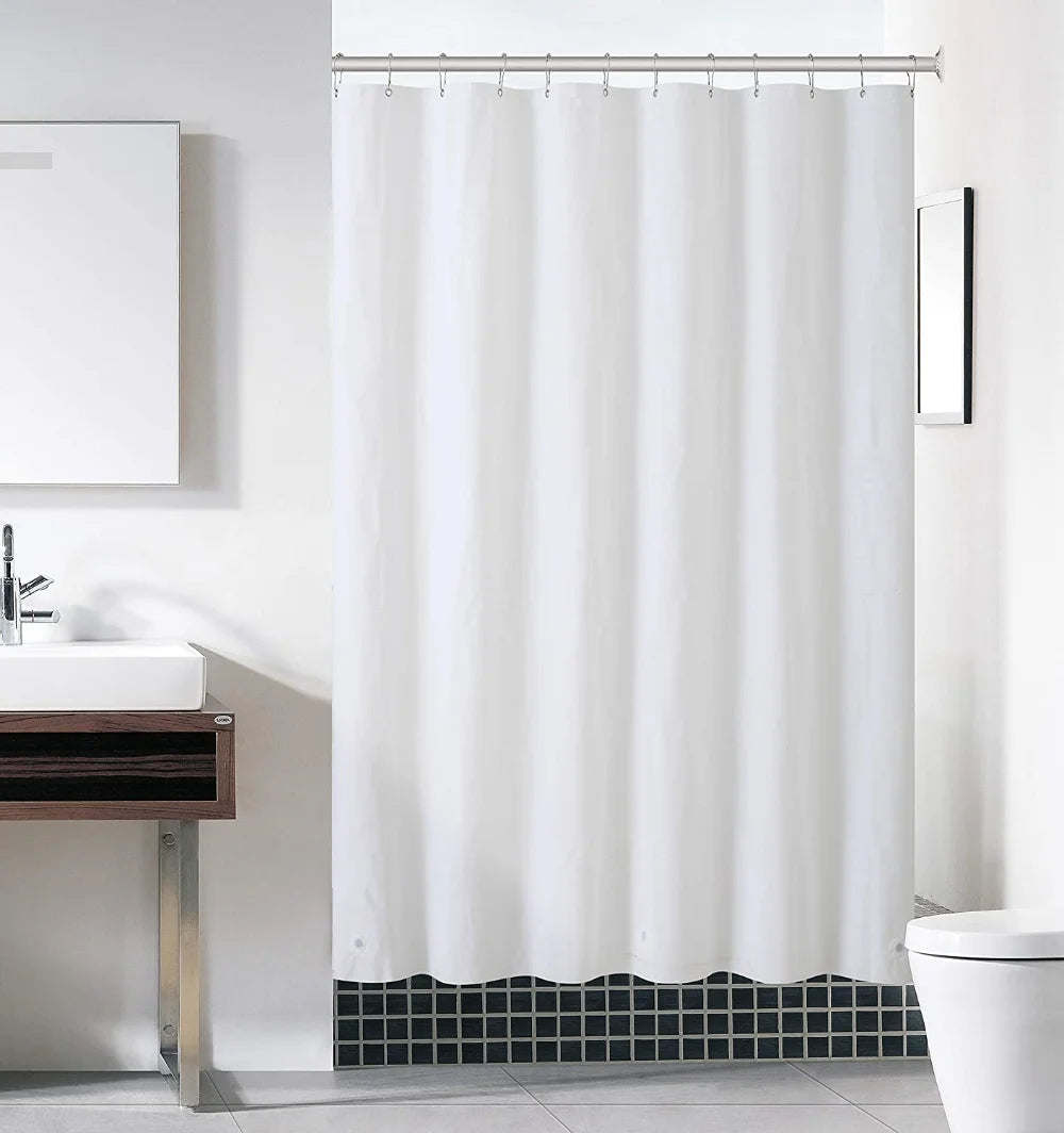 Heavy Duty Solid Shower Curtain