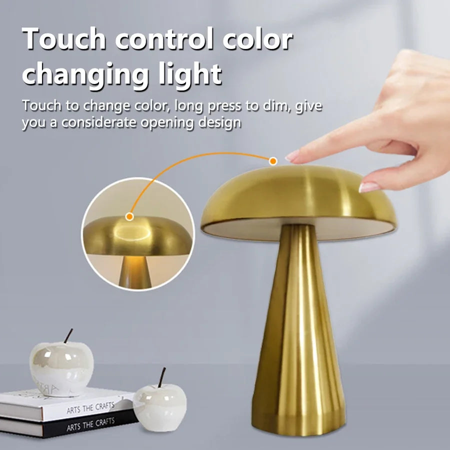 Touch Sensor Mushroom TableTop LED Light