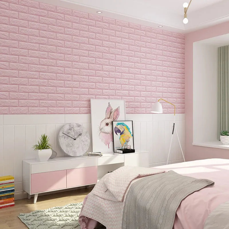 3D Brick Pattern Wallpaper