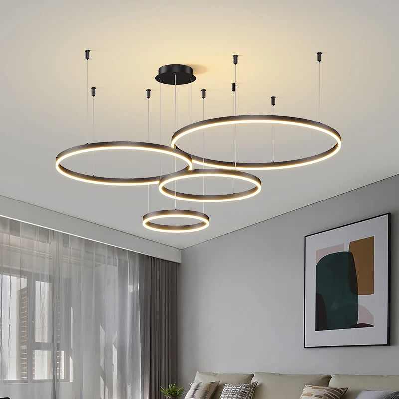 Modern Circular LED Ceiling Chandelier