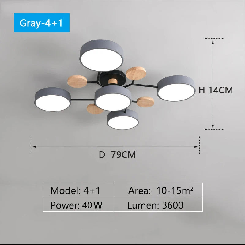 Modern Colour Changing Chandelier