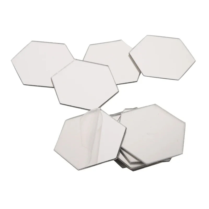 12PCS Self Adhesive 3D Acrylic Mirrors