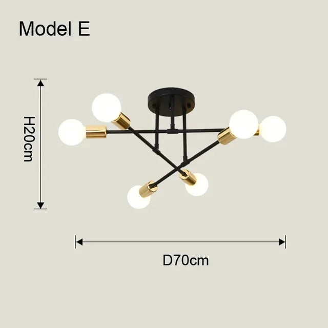 Nordic Minimalist Ceiling Light