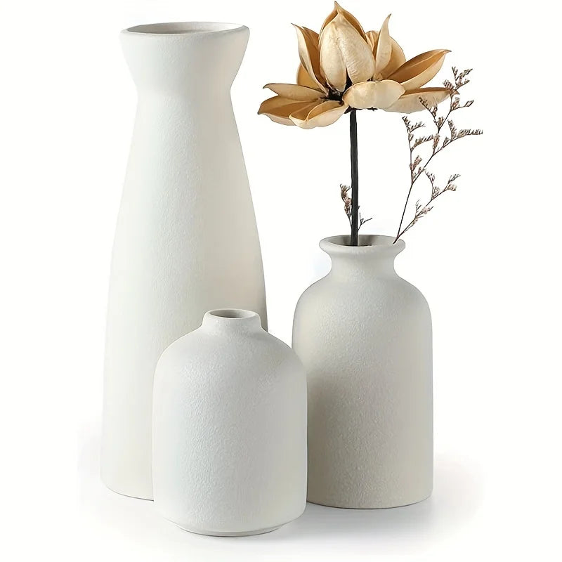 3PCS Stylish Ceramic Vase