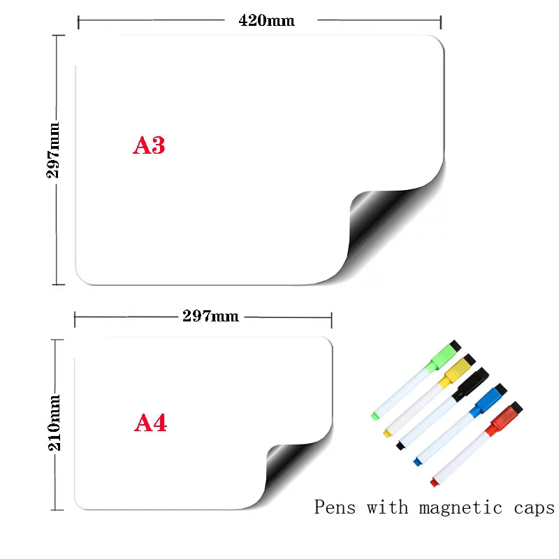 A3+A4 Magnetic WhiteBoard Sheet