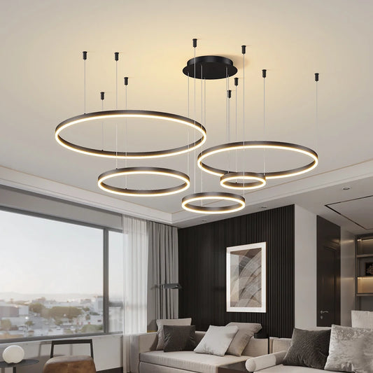 Modern Circular LED Ceiling Chandelier