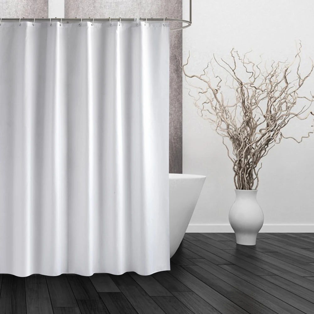 Heavy Duty Solid Shower Curtain