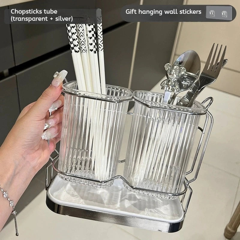 Wall Mounted Kitchen Cutlery Organiser