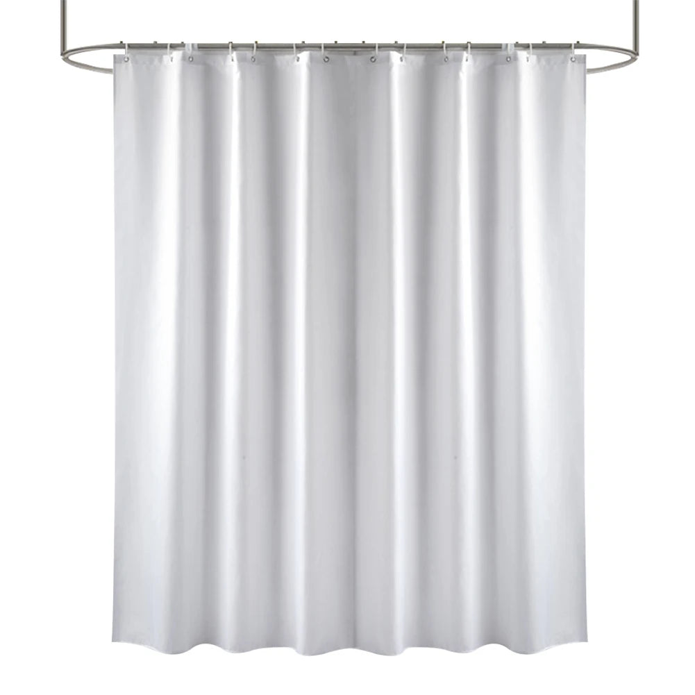 Heavy Duty Solid Shower Curtain