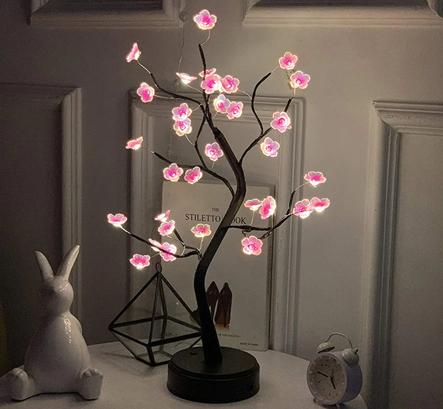 USB/ Battery Powered TableTop Tree Night Light