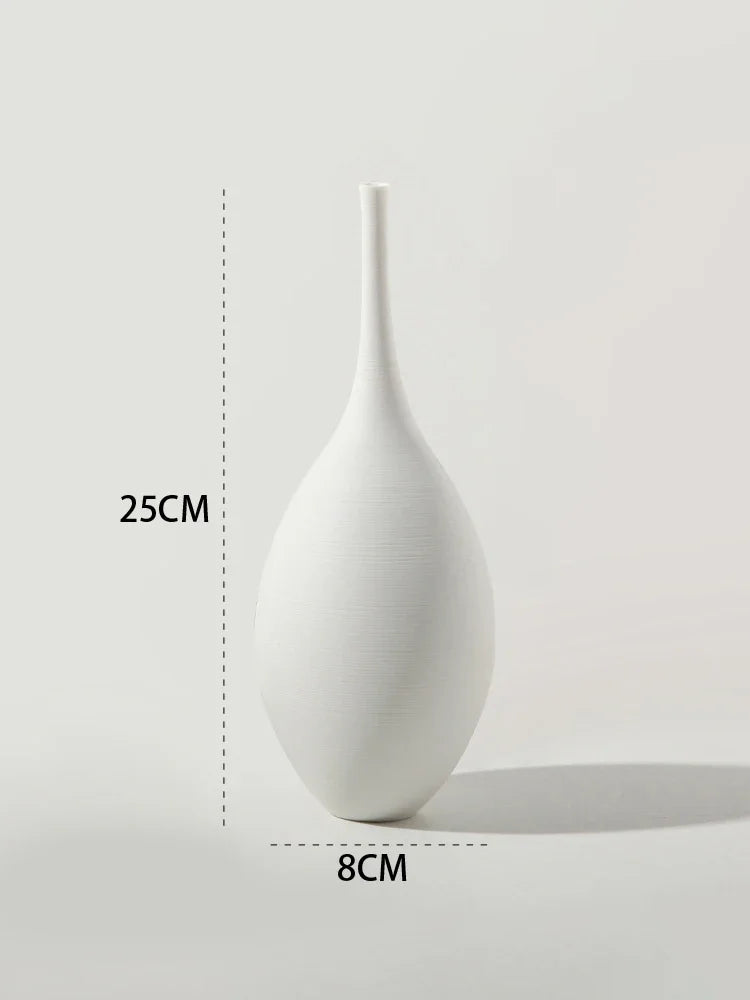 Minimalist Handmade Ceramic Art Zen Vase