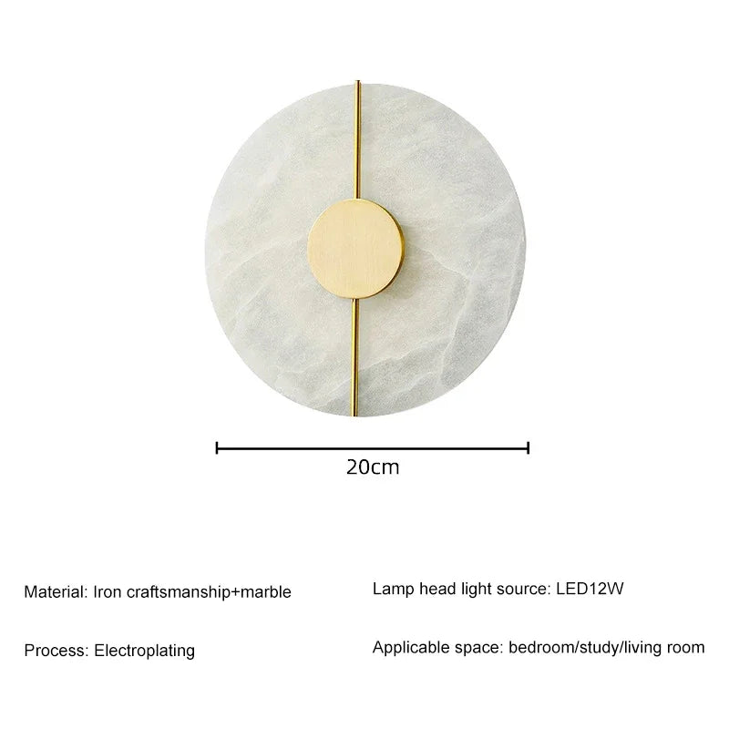 Marble Stone Modern Wall Lamp