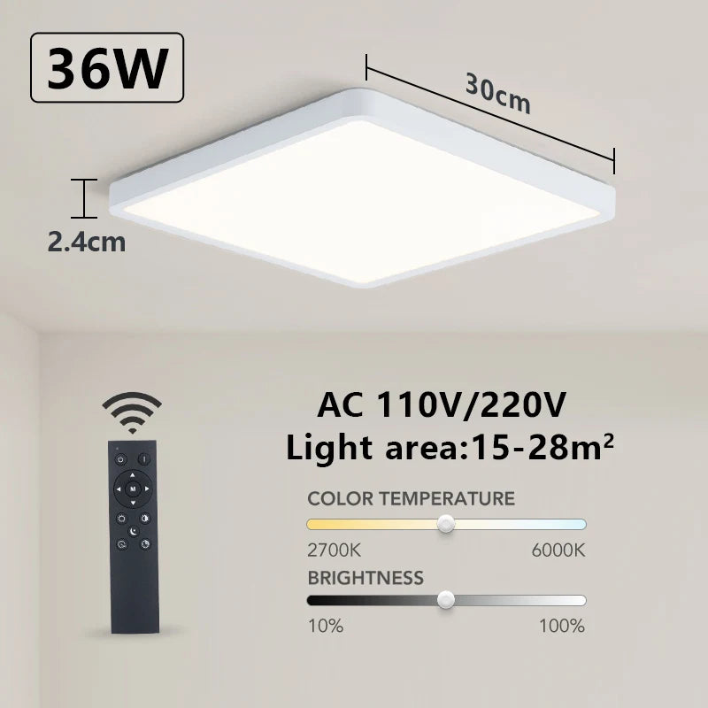 Smart LED Ceiling Lamp - App Voice Control Alexa/Google