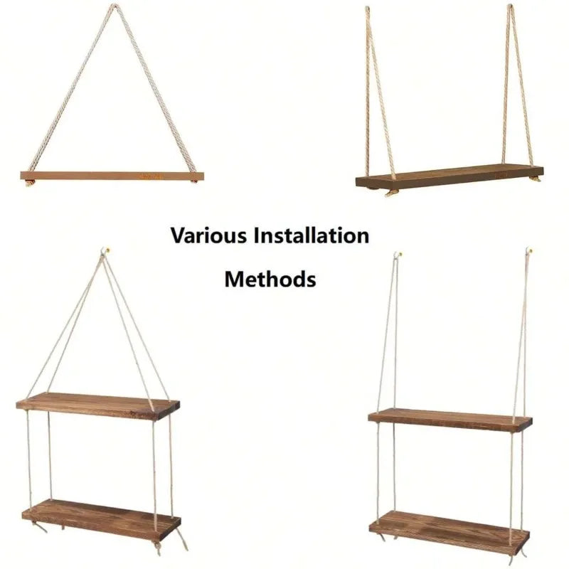 Wall Mounted Wooden Swing